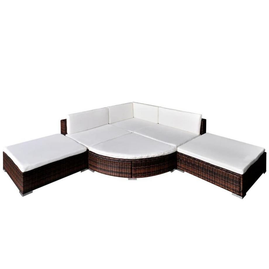 VidaXL Gartensofa poly-rattan  