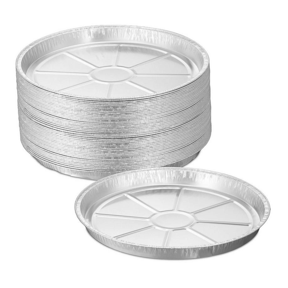 B2X  Plateaux ronds en aluminium en lots de 50 pièces 