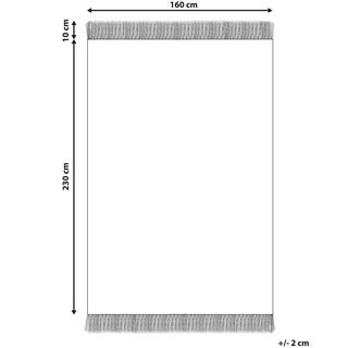 Beliani Tappeto en Cotone Classico ELDES  