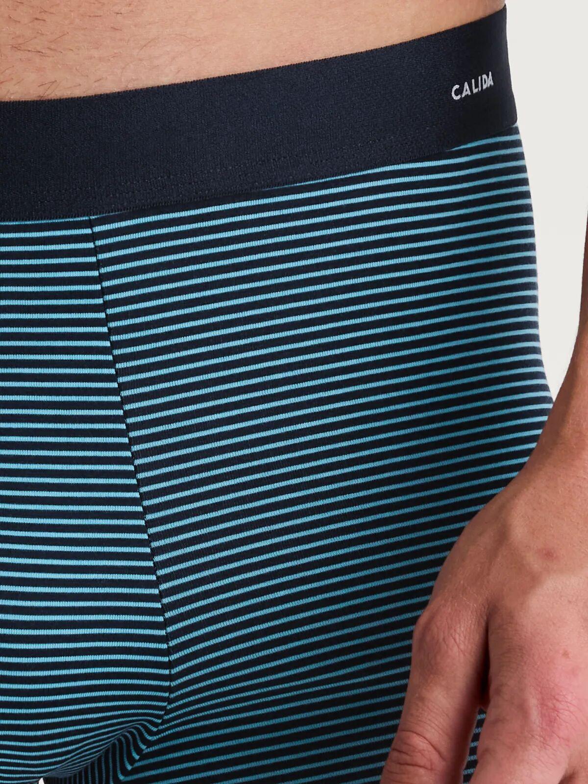 CALIDA Cotton Code Boxer Brief a Righe  