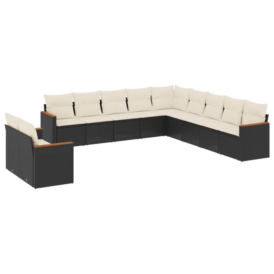 set divano da giardino Polirattan