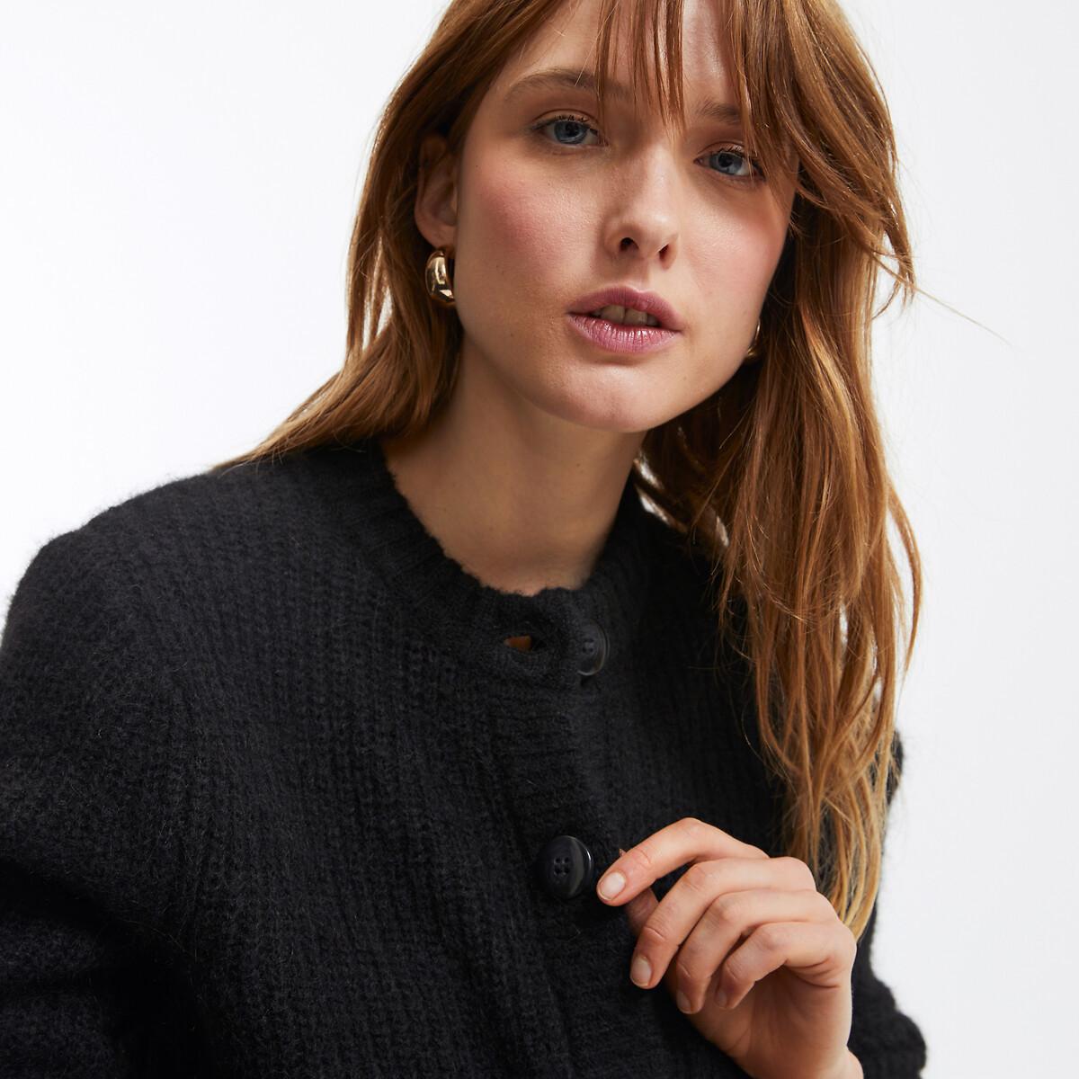 La Redoute Collections Signature Alpaka Woll Cardigan  