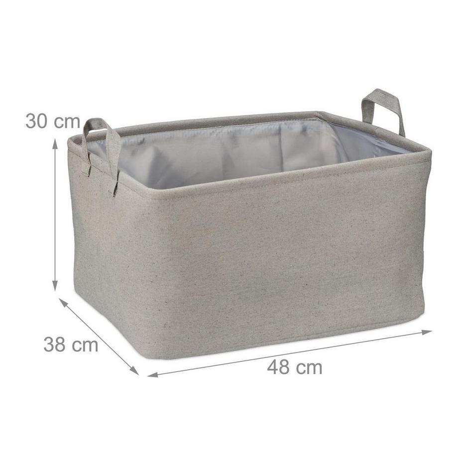 Northix Aufbewahrungskorb mit Griffen  