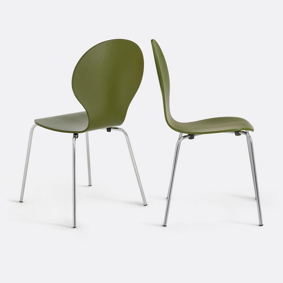 La Redoute Intérieurs 2er-Set Stapelstühle Lenon  