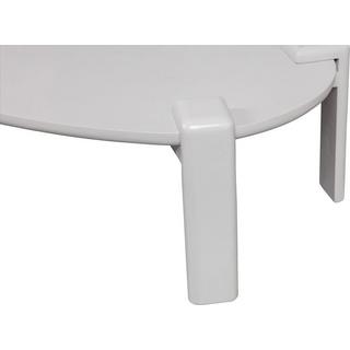 mutoni Table basse Turtle manguier brouillard blanc 100x60  