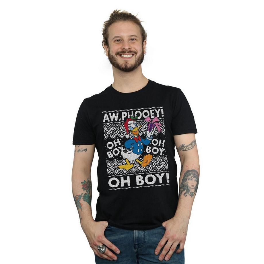 Disney Donald Duck Aw Phooey T-Shirt Noël  