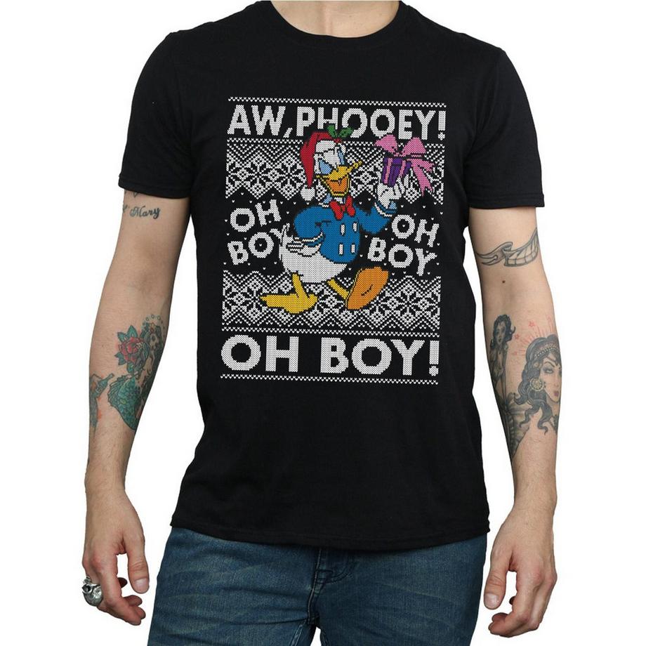 Disney Donald Duck Aw Phooey T-Shirt Noël  