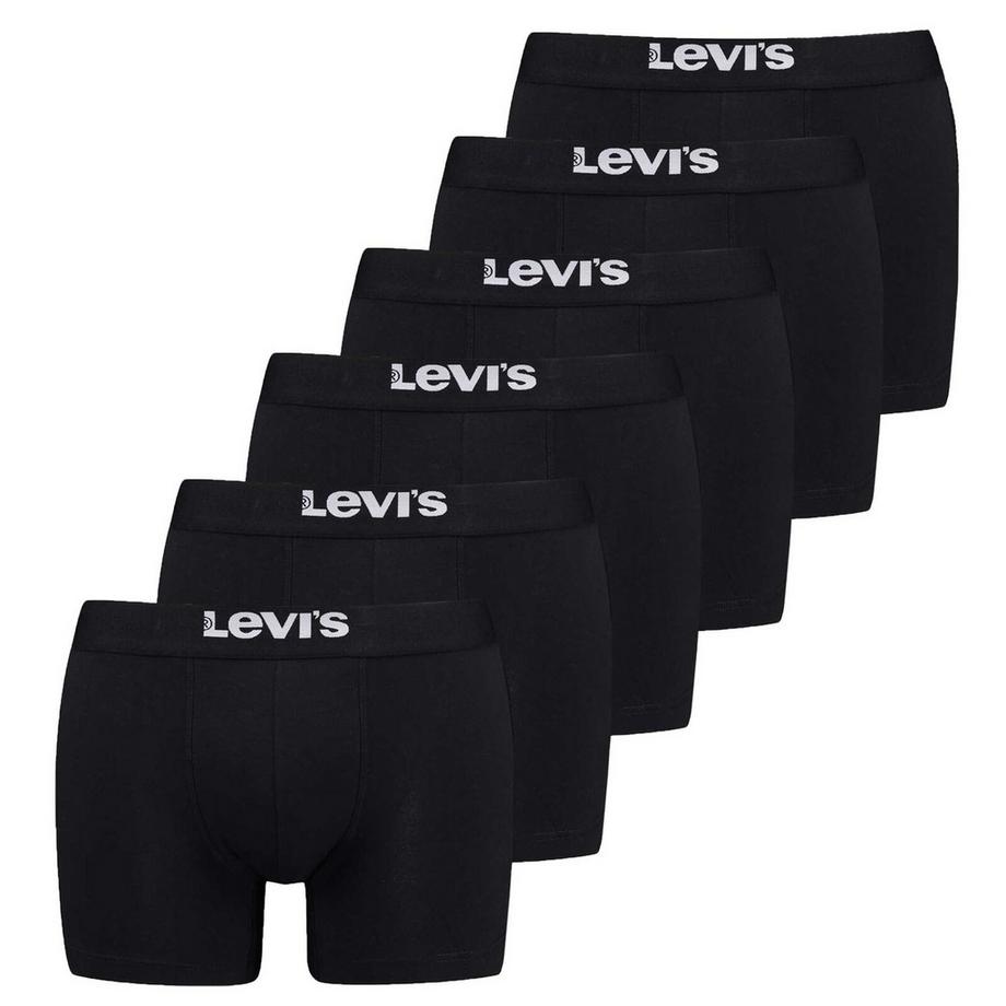 Levis Stretch Solid Basic Boxer Brief Lot de 6  