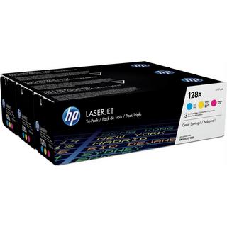 Hewlett-Packard  128A Cartouche de Toner Laserjet 128A cyan/magenta/jaune (lot de 3) 