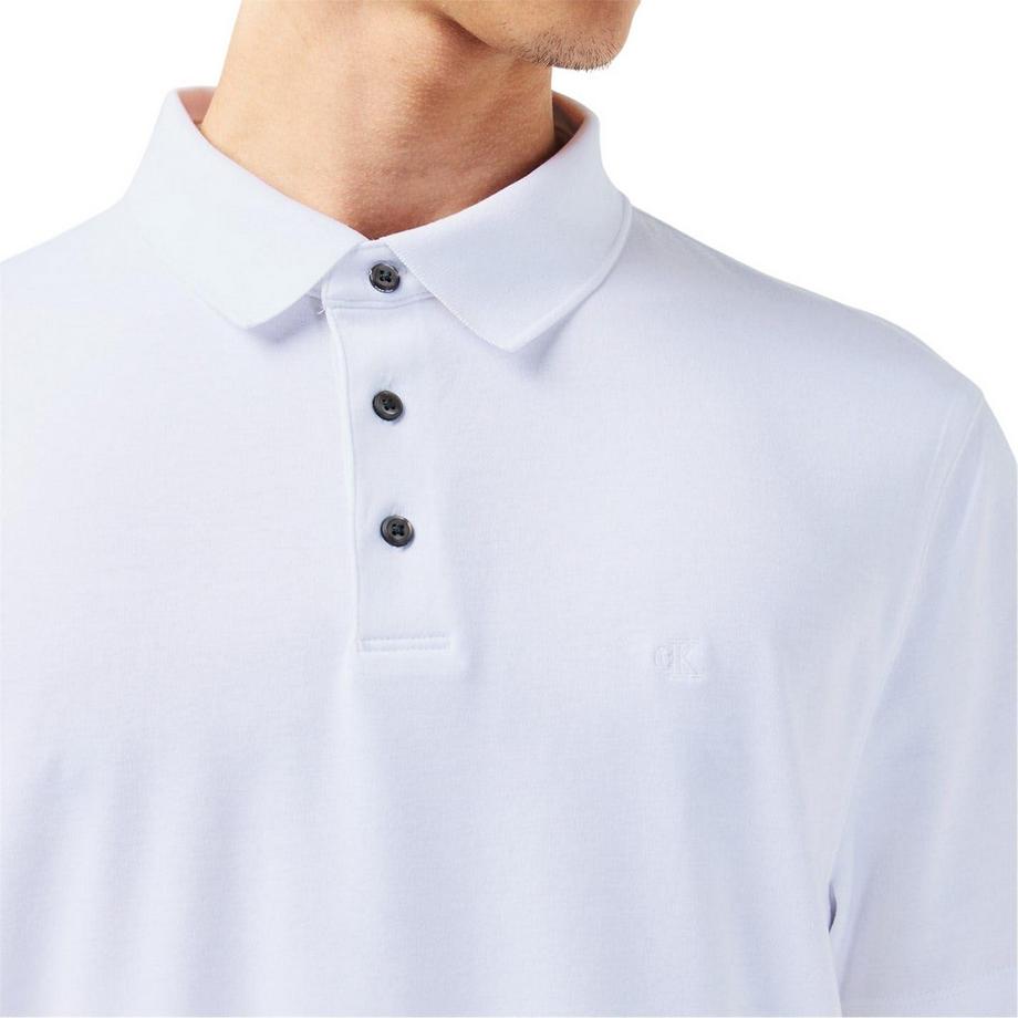 Calvin Klein  Poloshirt, Mit Kragen, Pima (aus Peru), Kurzärmlig 