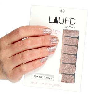 LAUED  films à ongles végétaliens solid glitter 