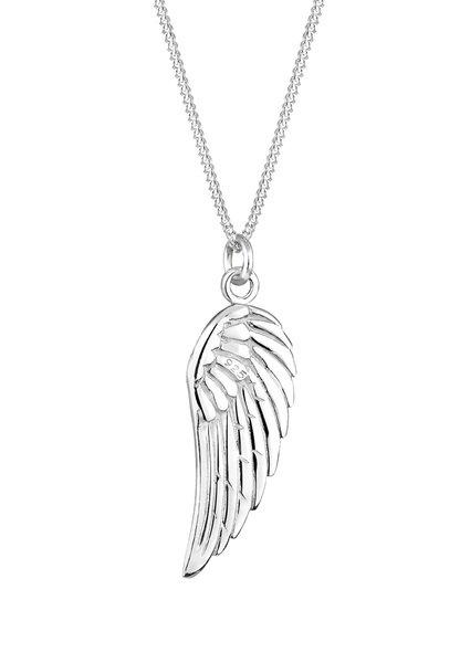 Elli  Halskette Klassische Kette Engel Flügel 