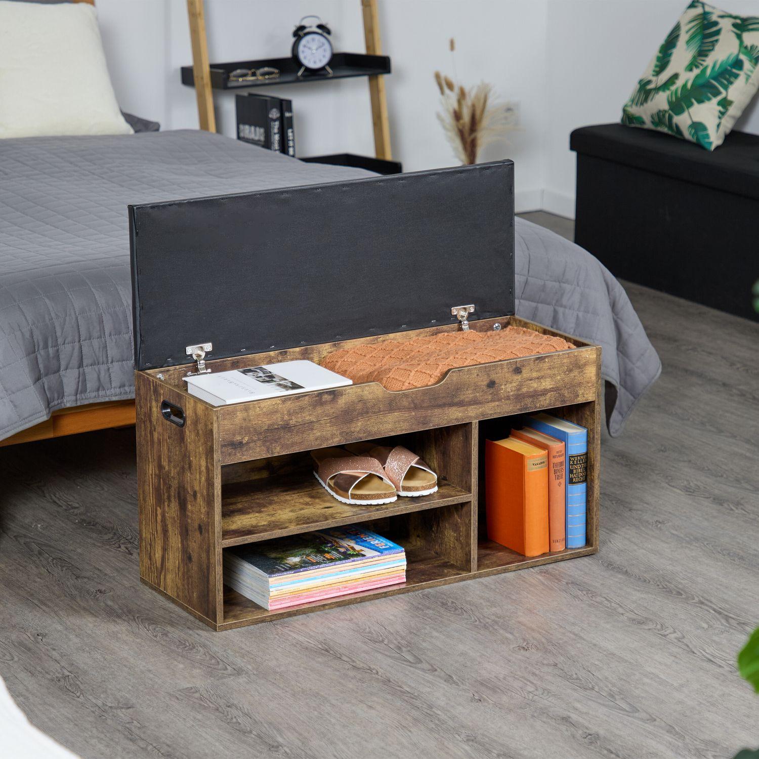 Northix Panca portascarpe con seduta e contenitore  