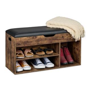 Northix Panca portascarpe con seduta e contenitore  