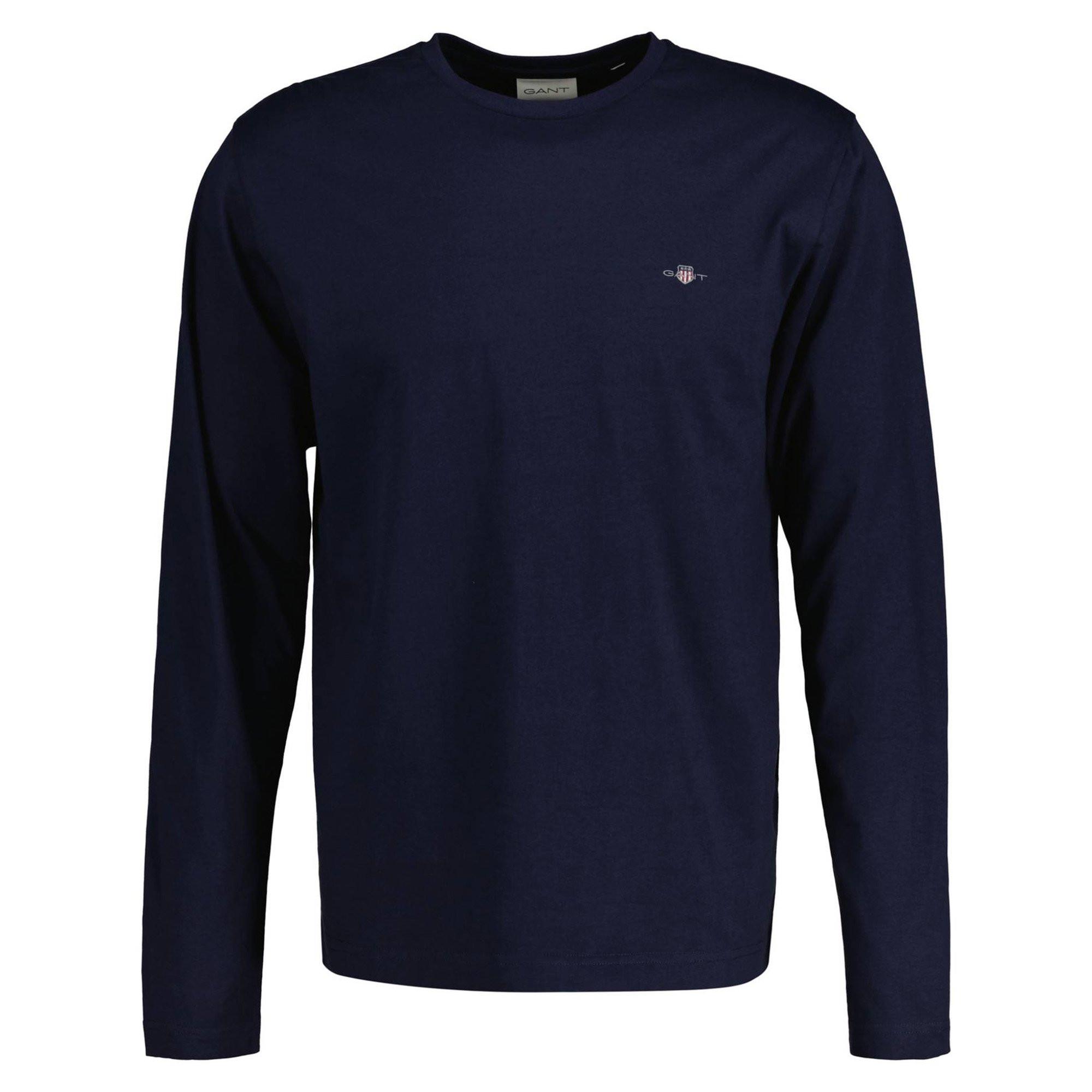 GANT  T-shirt à manches longues  Confortable à porter-REGULAR SHIELD LONG SLEEVE 