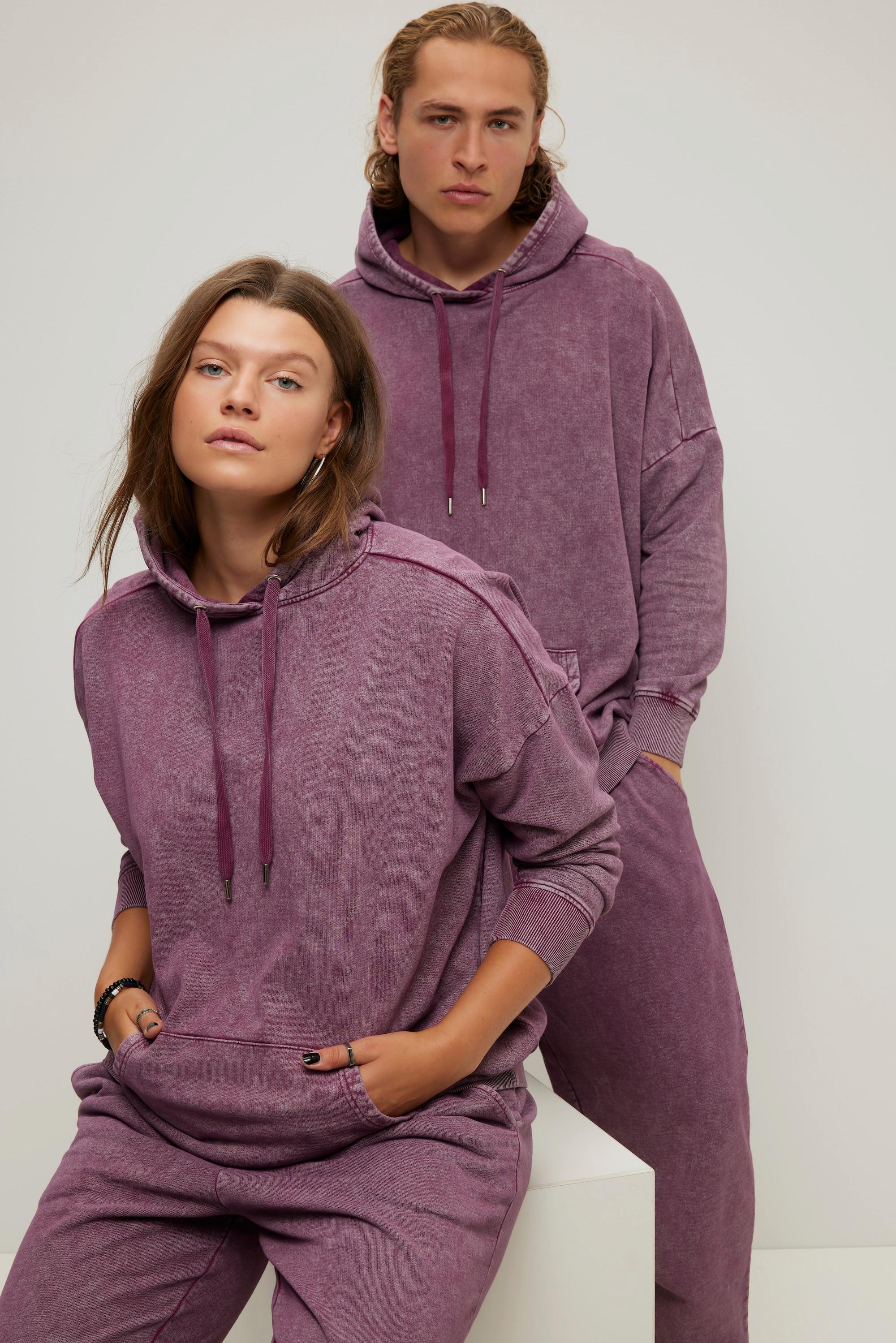 Studio Untold  Hoodie, very oversized, Washing-Effekt, Kapuze, Langarm, Unisex 