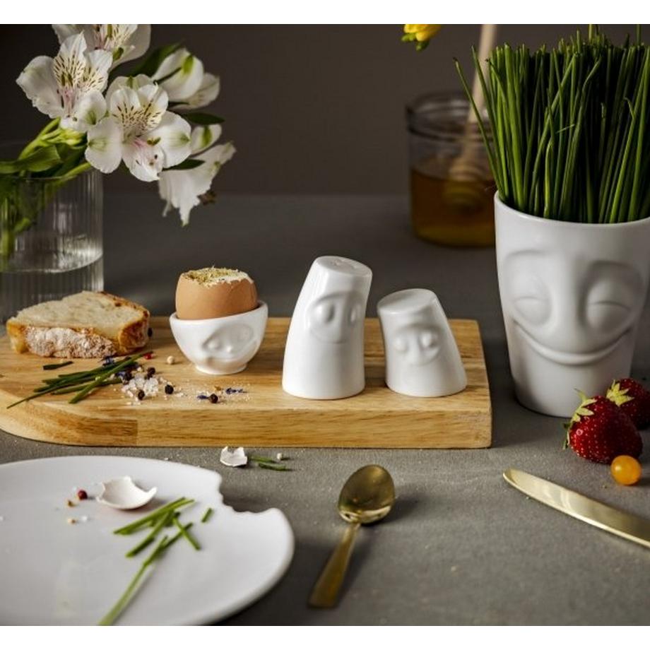 58products  Fiftyeight Würzschmusies Set - Verschmust & Kuschelig - Salz- + Pfefferstreuer 