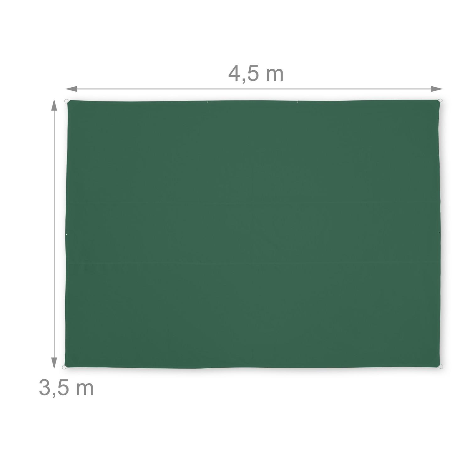 B2X Voile d'ombrage rectangulaire vert  