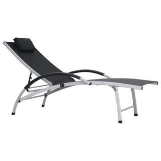 VidaXL Chaise longue tissu  