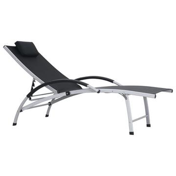 Chaise longue tissu