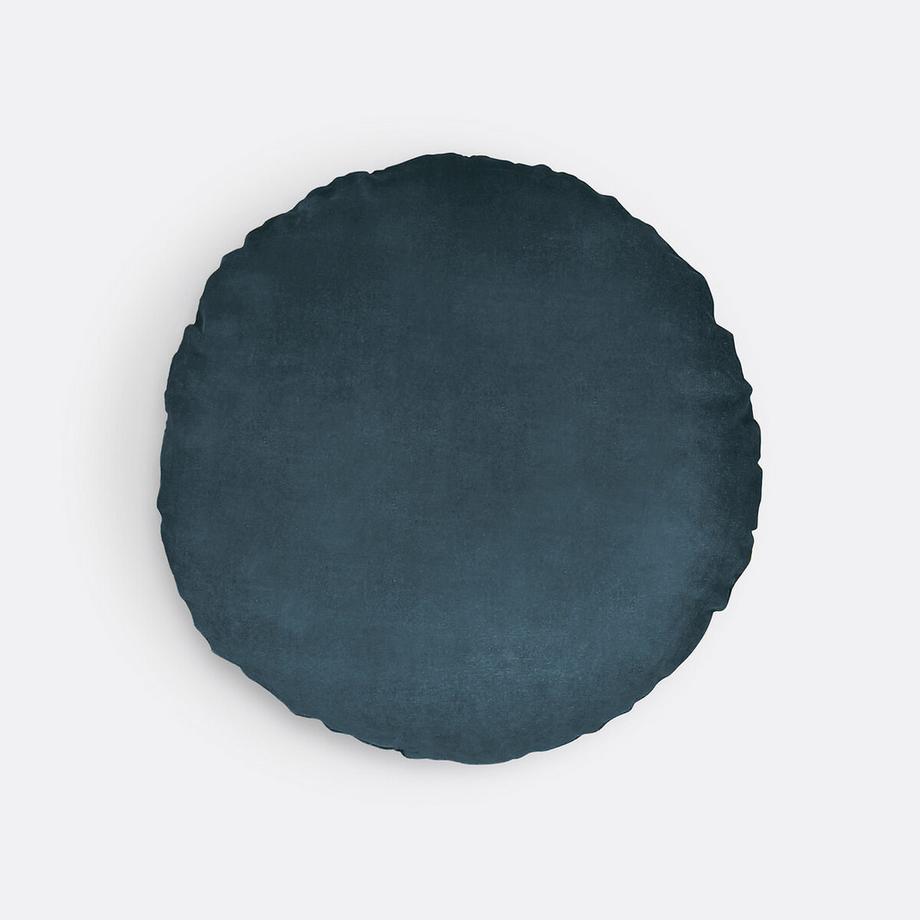 Coussin rond velours