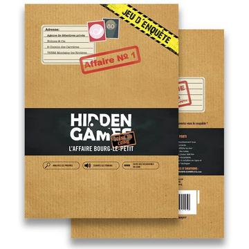Hidden Games HGFA01KBFR gioco da tavolo The Bourg-Le-Petit affair 90 min Carta da gioco Detective