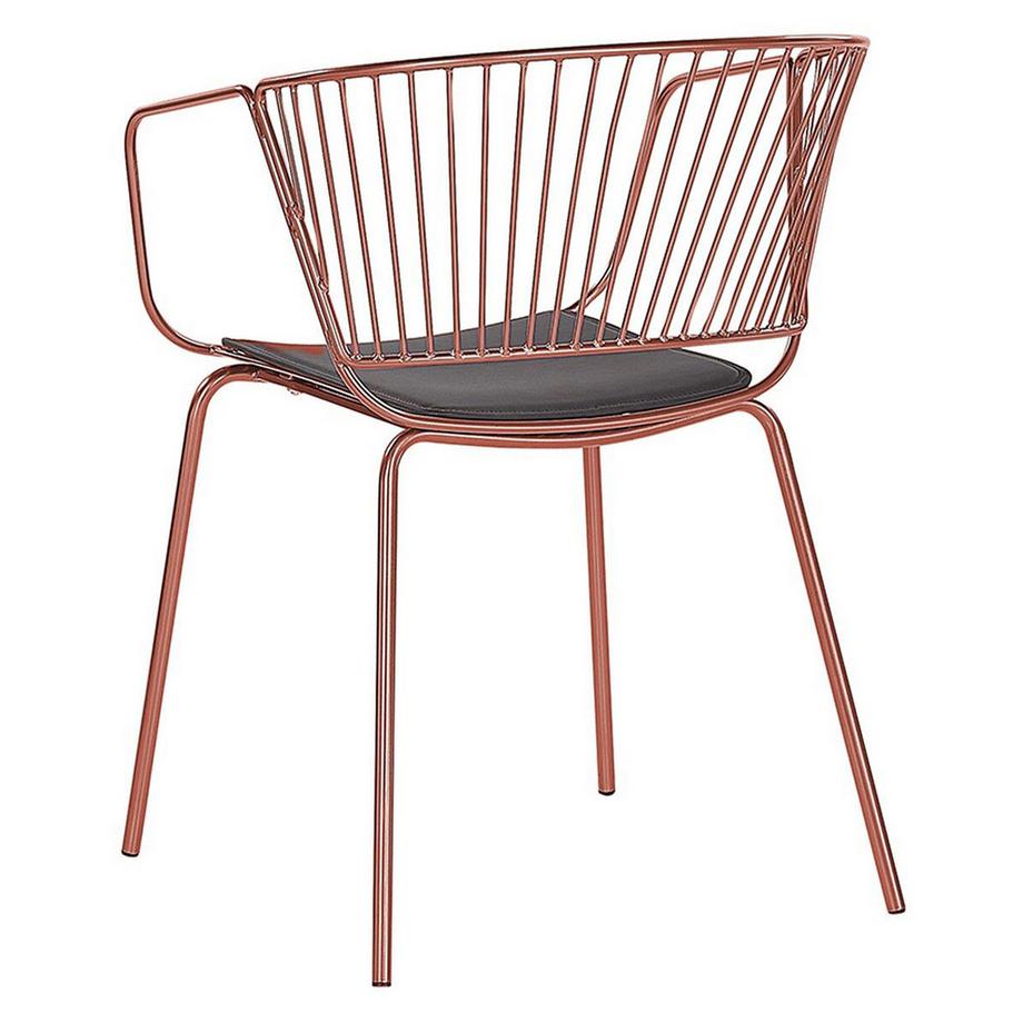 Beliani Set di 2 sedie da pranzo en Acciaio Industriale RIGBY  