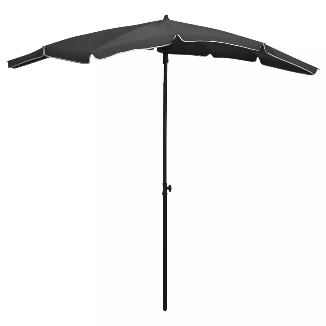 VidaXL - ombrellone da giardino, One Size, Grigio