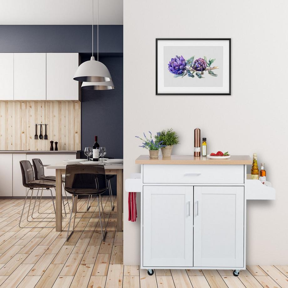 B2X Carrello da cucina con piano di lavoro  