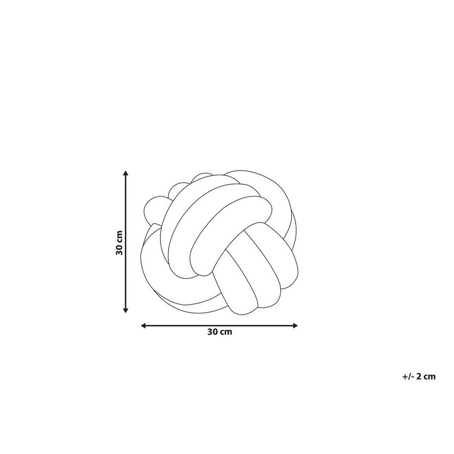 Beliani Coussin en Velours  MALNI  