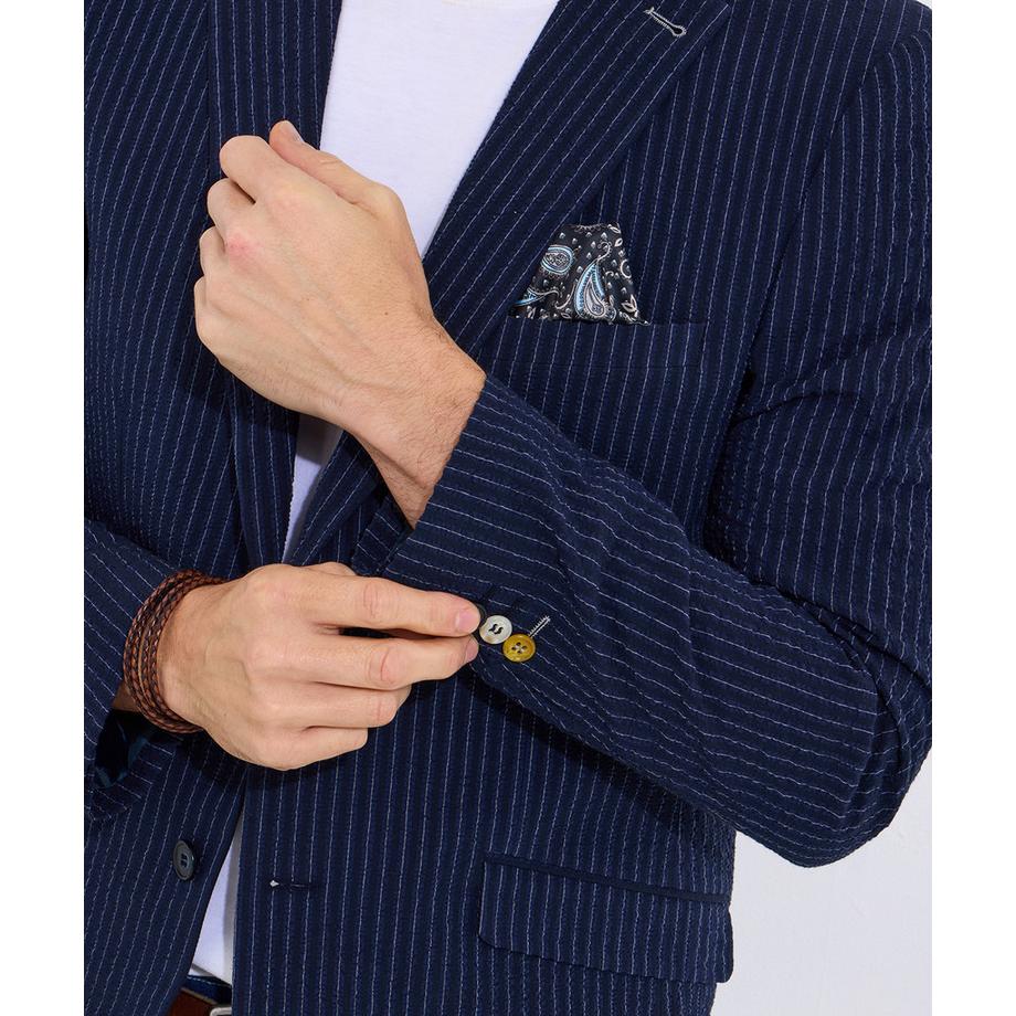 Joe Browns Nadelstreifen Seersucker Anzug Blazer  