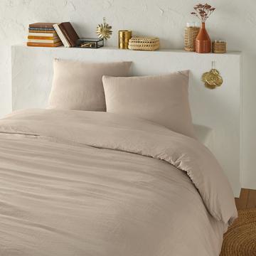 Parure de lit microfibre lavée polyester recyclé