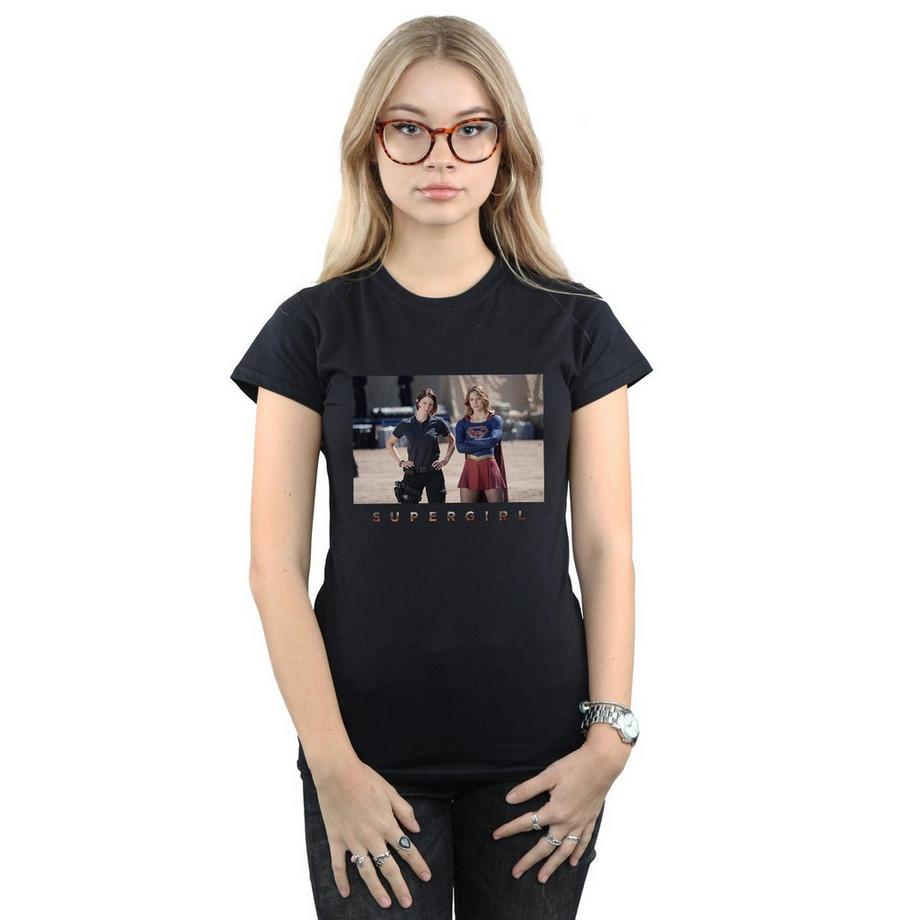 DC COMICS Supergirl T-Shirt Stampa Grafica  