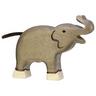 Holztiger  Holztiger Elephant, small, trunk raised 