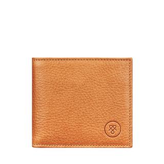 Maxwell Scott  Le Ticciano grainé Portefeuille avec porte-monnaie en cuir grainé souple 