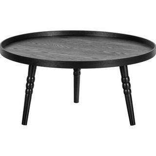 mutoni Table d&#039;appoint Ponto bois noir rond D75  