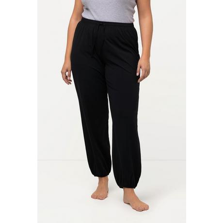 Ulla Popken  Pyjama-Hose, Modalmix, gerades Bein, Elastikbund 