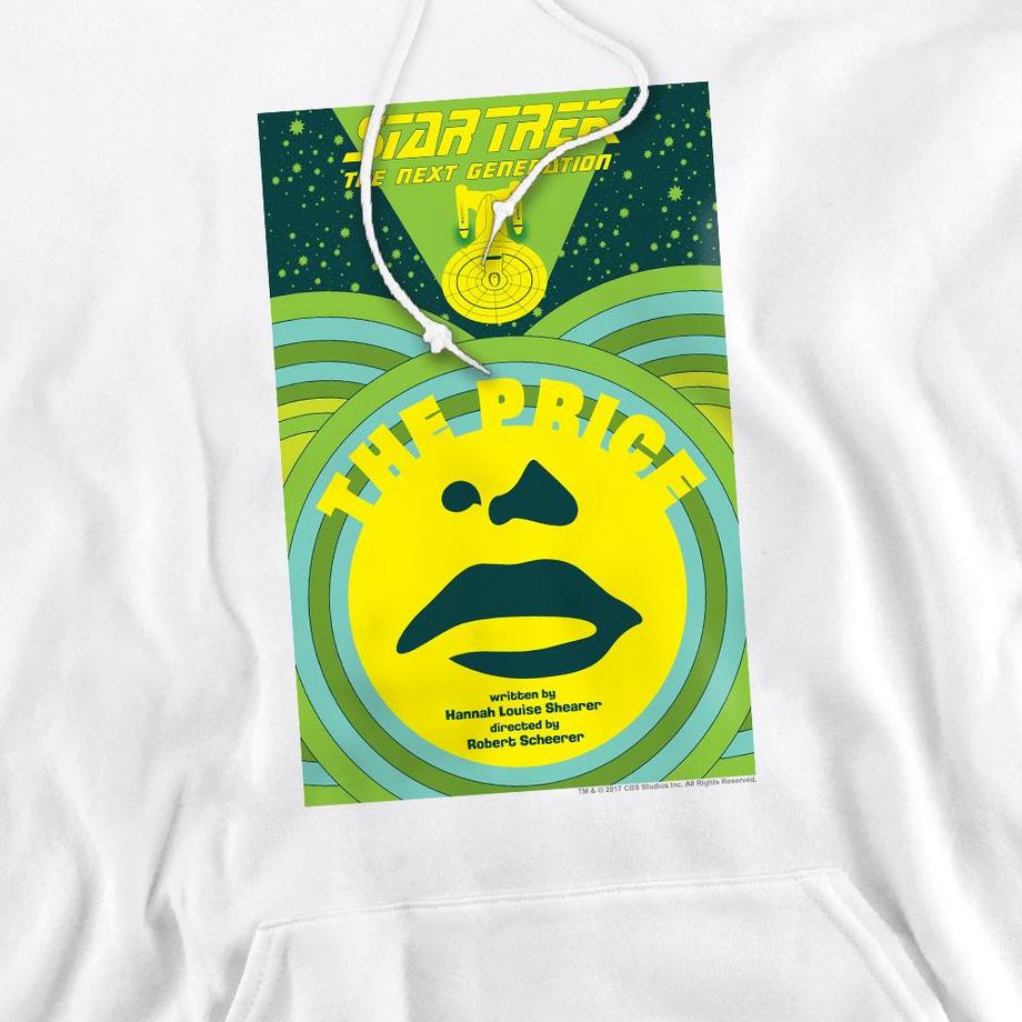 Star Trek The Next Generation Season 3 Episode 8 Felpa con Cappuccio  