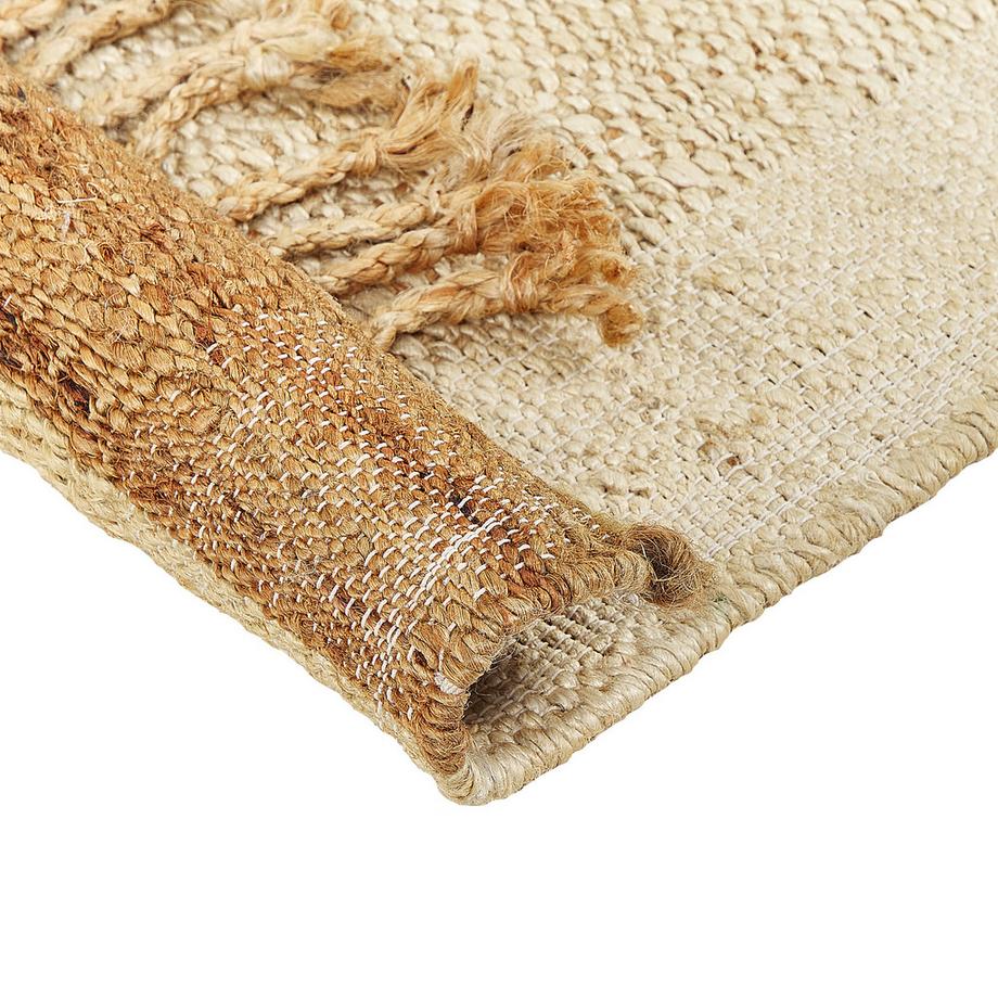 Beliani Teppich aus Jute  DEDEMLI  