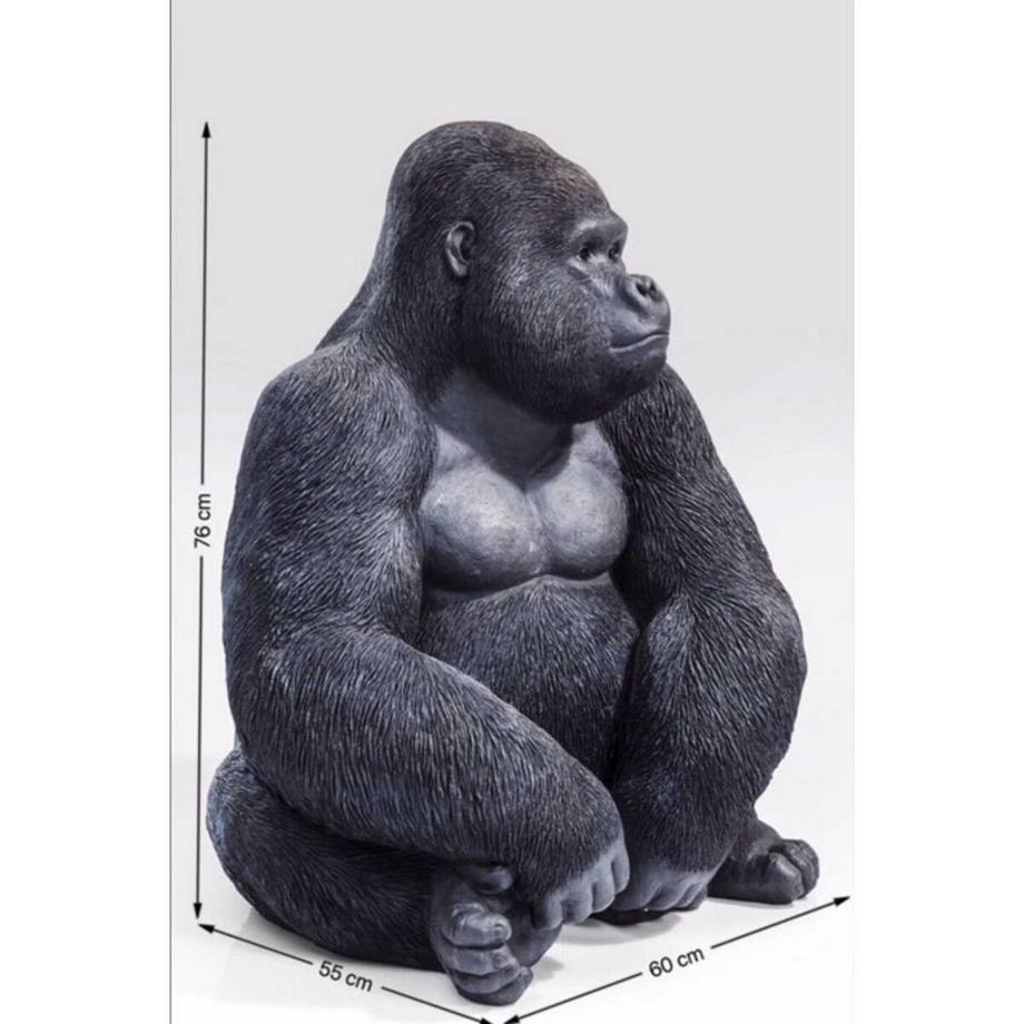KARE Design Deko Figur Gorilla Side XL  