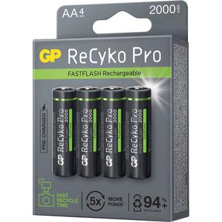 GP Batteries  GP ReCyko+ Pro Photo Micro-Akkus 2000 mAh, 4er 