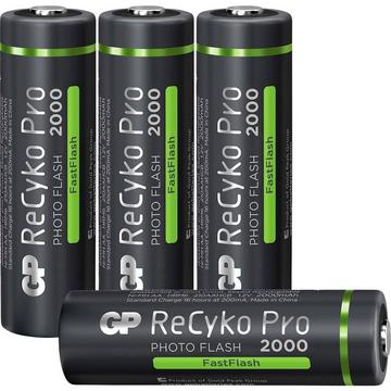 GP ReCyko+ Pro Photo Micro-Akkus 2000 mAh, 4er