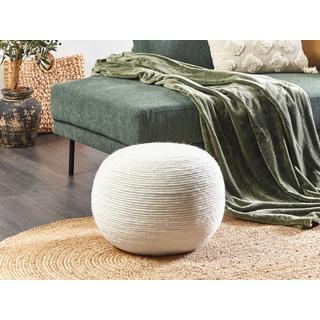 Beliani Pouf en Laine Boho TAKHABI  