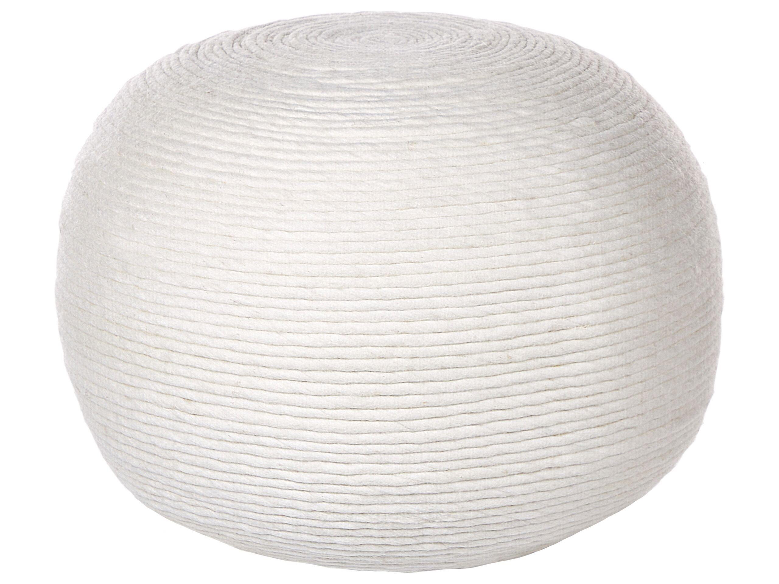 Beliani Pouf en Laine Boho TAKHABI  