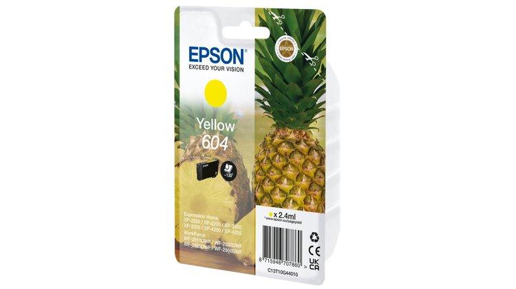 EPSON  604 Druckerpatrone 1 Stück(e) Original Standardertrag Gelb 