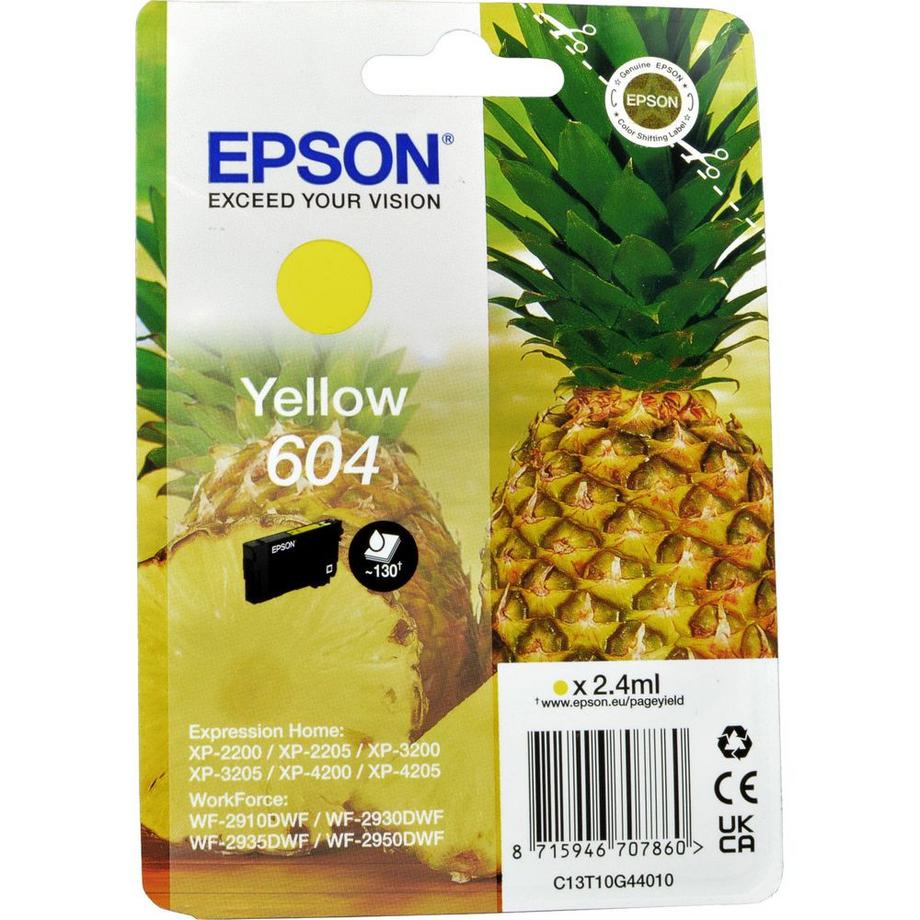 EPSON  EPSON Tinte C13T10G44010 604 Gelbe Ananas 