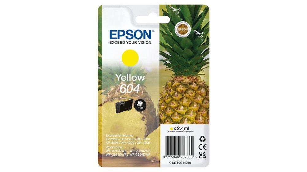 EPSON  604 Druckerpatrone 1 Stück(e) Original Standardertrag Gelb 