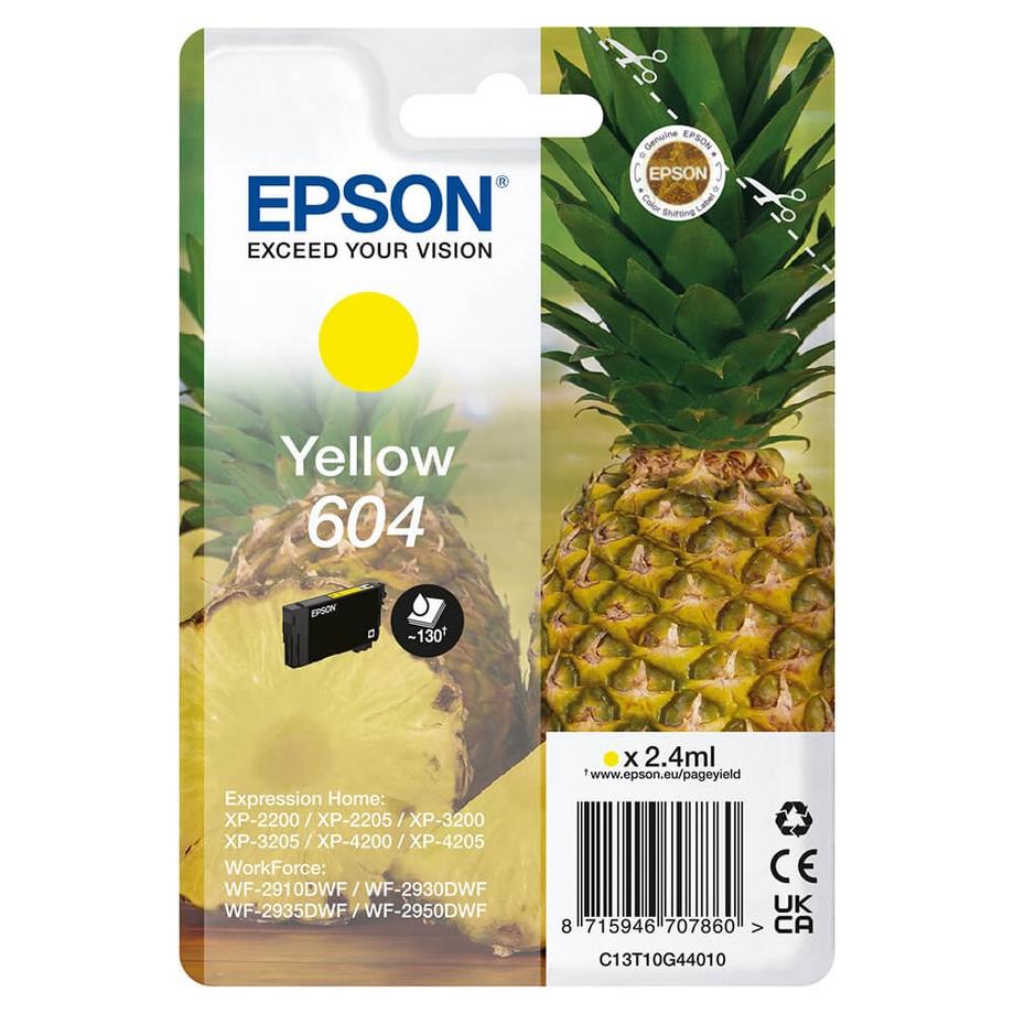 EPSON Tinte C13T10G44010 604 Gelbe Ananas