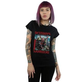 MARVEL  Tshirt HERE LIES DEADPOOL 