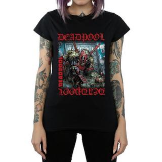 MARVEL  Tshirt HERE LIES DEADPOOL 